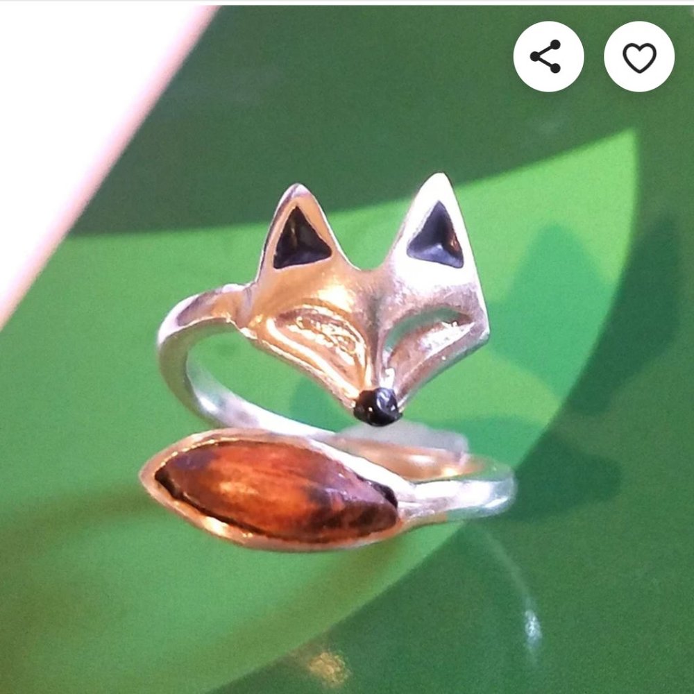 Adjustable Fox Ring - image 4